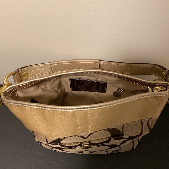 Coach Signature Carly Canvas Bag - Picture 3 of 6